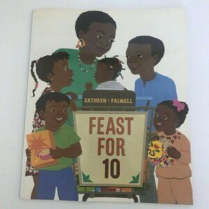 Feast for 10 by Cathryn Falwell Paperback Children's Book Learning Counting 1-10